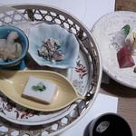 札幌かに家 - 前菜と刺身