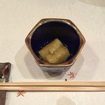 柳家錦 - 箸休めの一品、茄子の煮浸し