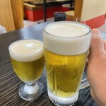 珍来 - ドリンク写真:カミさんを差し置いて娘、まさかのグラスビール