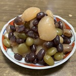 甘納豆かわむら - ◆まめ日記（990円）
             （白花美人80g、大納言40g、とら豆40g）
            ◆（国産）青えんどう豆80g（410円）