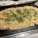 月島もんじゃ もへじ - 梅たこ豚のりもんじゃ