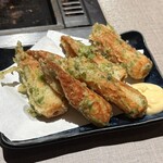 月島もんじゃ もへじ - ちくわ磯辺