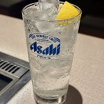 月島もんじゃ もへじ - 甘くないレモンサワー