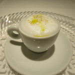 アンティコ　カステッロ - ビーツのなんとかカプチーノ仕立て