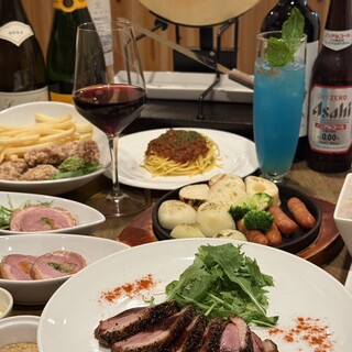充実の飲み放題付コース