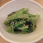 それゆけ!鶏ヤロー! - お通し小松菜(2026.4.19)
