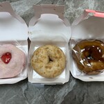 ミスタードーナツ - 料理写真:もっちゅりん 3種 いちご、きなこ、みたらし