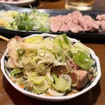 やきとん　すずき - レバーねぎ塩のせ　240円