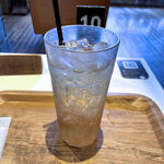 J.S. BURGERS CAFE - ドリンクはジンジャーエールにしました。