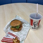 ケンタッキーフライドチキン - ドリンク写真:ダブルチキンフィレバーガー セット('26/06/22)