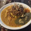 aki spice - ほんじつのあいがけスパイスカレー