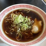 幸楽苑 - 料理写真:期間限定郡山ブラック素ラーメン餃子付きで500円税込！