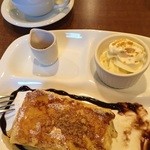 ナナロクカフェ - フレンチトーストセット￥900