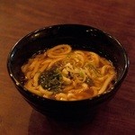 hwaja - 店の超人気メニュー、かすうどん