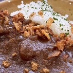 八角屋 - スパイシーカレー（ハーフ）(\500)