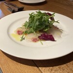 PIZZERIA ONDA - 真鯛のカルパッチョ。