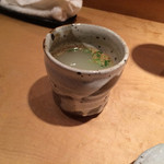 焼鳥 みずき - 食事前のチキンスープ