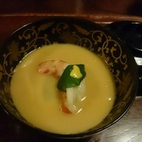 天ぷら 松 - 白味噌と海老が絶妙です。