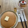 カフェ 遊歩 - ホットケーキとプリン