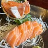 旬まる - サーモンのお刺身