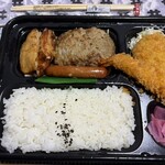 本家かまどや - 料理写真:ミックスグリル弁当のスペシャルに変更 910円