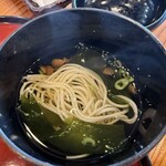 味山荘 真風留 - ソーメンが入った吸物