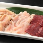 Yakiniku Sugimoto - おすすめホルモン3種盛り