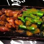 TAPAS桜台 - ホタルイカ＆菜の花お浸し
      