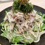 IRORI - 大葉と豚しゃぶたっぷりの冷しゃぶうどん