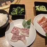 焼肉ぐりぐり家 - 国産牛やライス。ご飯が美味かったっす