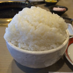 食彩和牛 しげ吉 - ライス大盛り