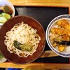 彦屋 - 海老天丼セット（普通うどんに変更）
