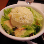 日替わり定食のサラダ