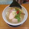 中華蕎麦 円雀 - アジと片口にぼしのパイタンｓｏｂａ　950円　＋　味玉　100円