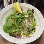 麺彩房 - 夏季限定　大葉とトマトの冷やしそば（麺の量並）