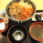 すき家 - 鍋焼きビビンバ定食　５８３円　【　２０１５年４月　】