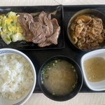 吉野家 - 料理写真:牛たん・牛皿御膳