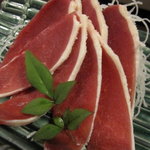 森のおはな - 刺身[鴨刺し、ルイベ風です]