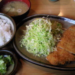 Tokiwa - ロースかつ定食です。(ランチ　2015年4月)