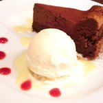 モンテ - ランチコース 1625円 のガトーショコラ