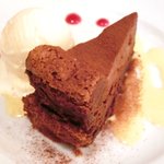 モンテ - ランチコース 1625円 のガトーショコラ