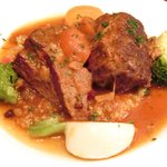 モンテ - ランチコース 1625円 の牛バラ肉の煮込み クースクース添え