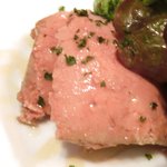 モンテ - ランチコース 1625円 の鶏レバーのパテ ポルト酒風味 はちみつを添えて