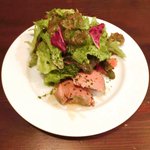 モンテ - ランチコース 1625円 の鶏レバーのパテ ポルト酒風味 はちみつを添えて