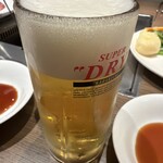 ジンギスカン 羊々亭 - やっぱり生ビール♫