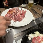 ジンギスカン 羊々亭 - お肉は食べ放題♫