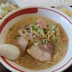 麺屋　ごんちゃん - こってりラーメン&半チャーハンセット♪