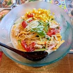 越後秘蔵麺 無尽蔵 - 料理写真:彩り冷やし中華(ごまタレ) 1000円