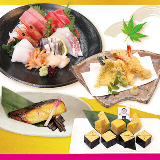 刺身や天ぷらなど一品料理も充実！