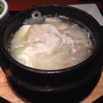 韓料理　唐竹家 虎ノ門店 - 塩ダッカルビのチゲセット 980円をいただきました♪ 今日は塩分少な目？